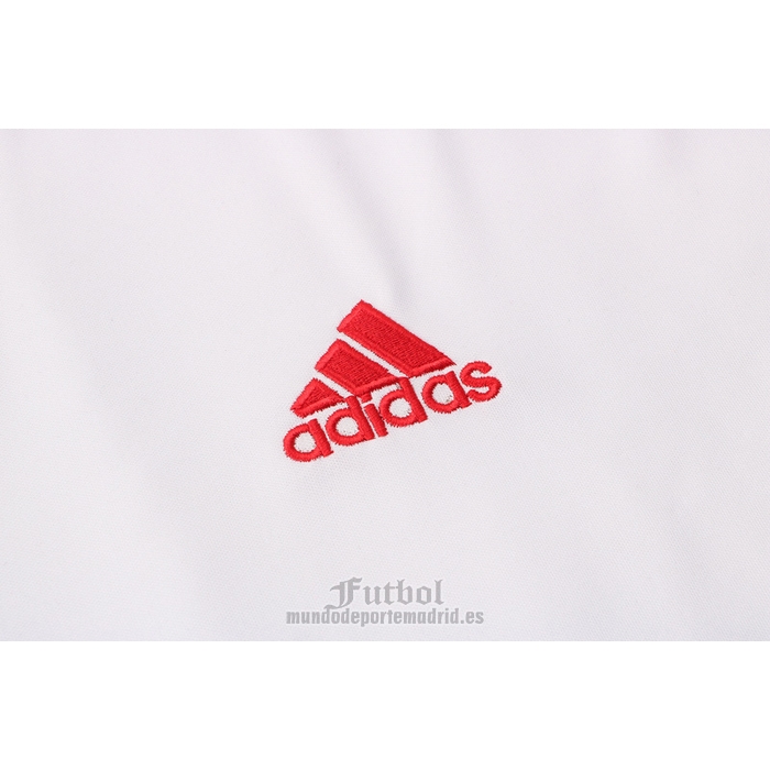 Chandal del Manchester United Manga Corta 2021-2022 Blanco
